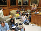 Hawaii school furlough sit-in Hawaii school furlough sit-in